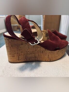 Brand New Wedges By NINE WEST - Size 7.5M - Wedge Height 3.5  Inches - Box 1B